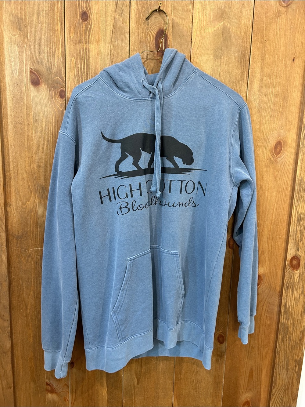 High Cotton Bloodhounds Blue Pullover Hoodie comfort color